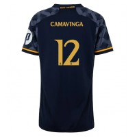 Real Madrid Eduardo Camavinga #12 Replika Bortatröja Dam 2023-24 Kortärmad